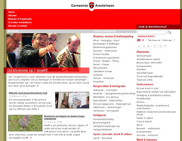 Homepage Amstelveen