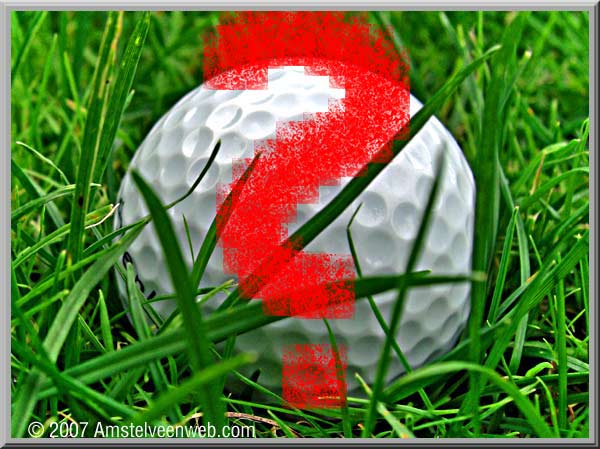 Golf vraagteken Amstelveenweb
