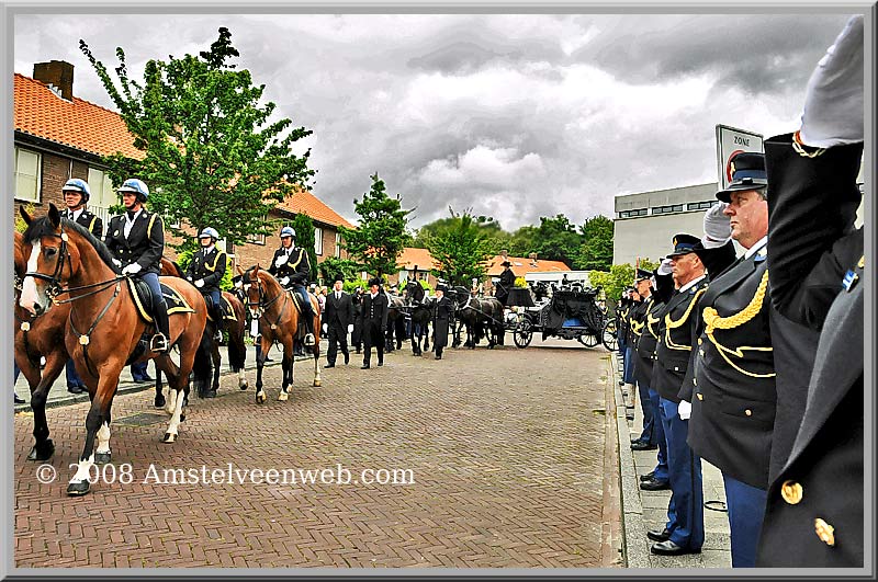 Begrafenis agente Amstelveen